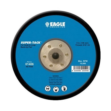 Eagle Abrasives 6'  Back Up Pads Low-Profile- Super-Tack 1406